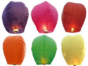 See our Facebook Pages to contact us during the "off season" for sky lanterns